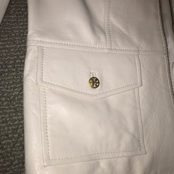 Tory Burch Leather Biker Jacket - Picture 11 of 16